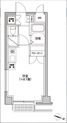 カスタリア都立大学の物件間取画像